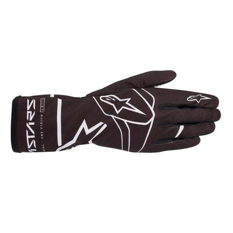 Alpinestars Tech 1 K Race S V2 Gloves - Black White - Youth