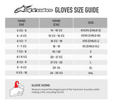 Alpinestars Tech 1 K Race V2 Gloves - Black White