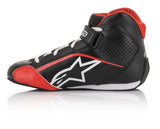 Tech 1 K S Youth Boots - Black/White/Red