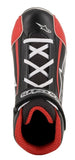 Tech 1 K S Youth Boots - Black/White/Red