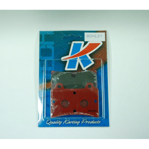 Kartech Brake Pads 15mm Soft Red Set