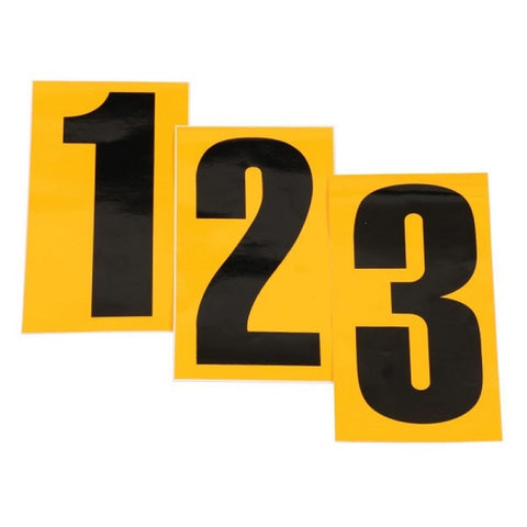 Numbers - Senior (yellow/black)