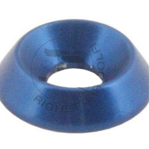 C/Sunk Washer M8 Blue Aluminium