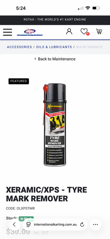 Xeramic Tyre Mark Remover
