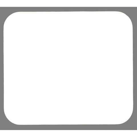Kartech Number Plate Side Pod Sticker White 170 x 195mm