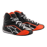 Tech 1 K S Youth Boots - Black/White/Orange