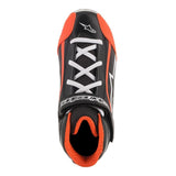 Tech 1 K S Youth Boots - Black/White/Orange