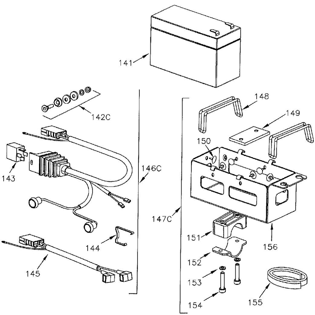 Mini Rok Battery and Wiring