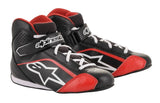 Tech 1 K S Youth Boots - Black/White/Red